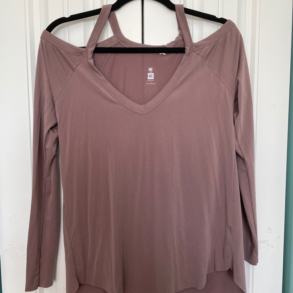 Off the Shoulder Long Sleeve Top